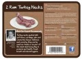 natures menu frozen Turkey Neck 2pce